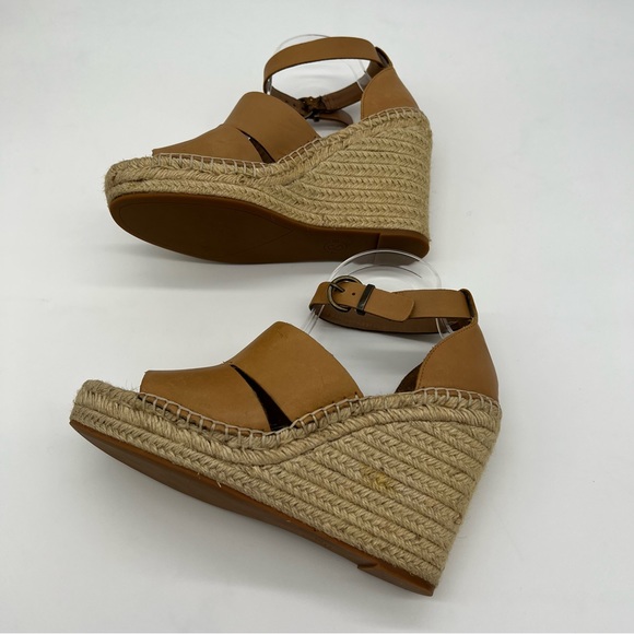 Treasure & Bond Sannibel Espadrille Wedge Platform Sandals Tan 8.5 Women - Picture 8 of 12